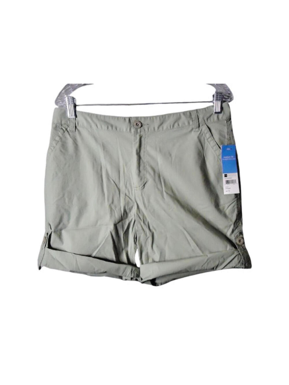 Relativity Roll Tab Modern Fit Shorts STYLE RT07M610 Fatigue Green Sze 12 Hiking